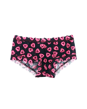 Hanky Panky PR4812 Text Me Printed Boyshort myselflingerie.com